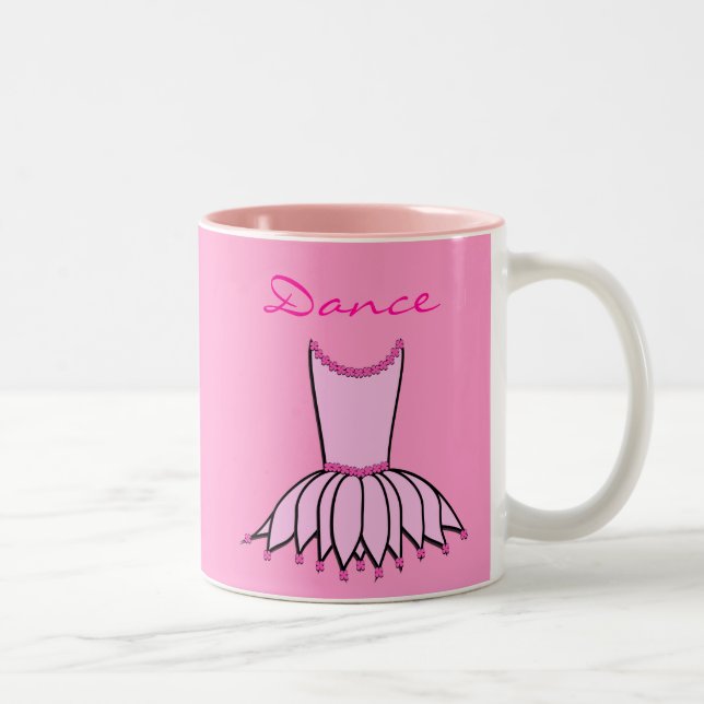 De Café Em Dois Tons Caneca da dança (Direita)