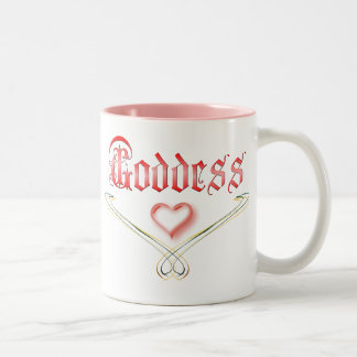 De Café Em Dois Tons Caneca da deusa