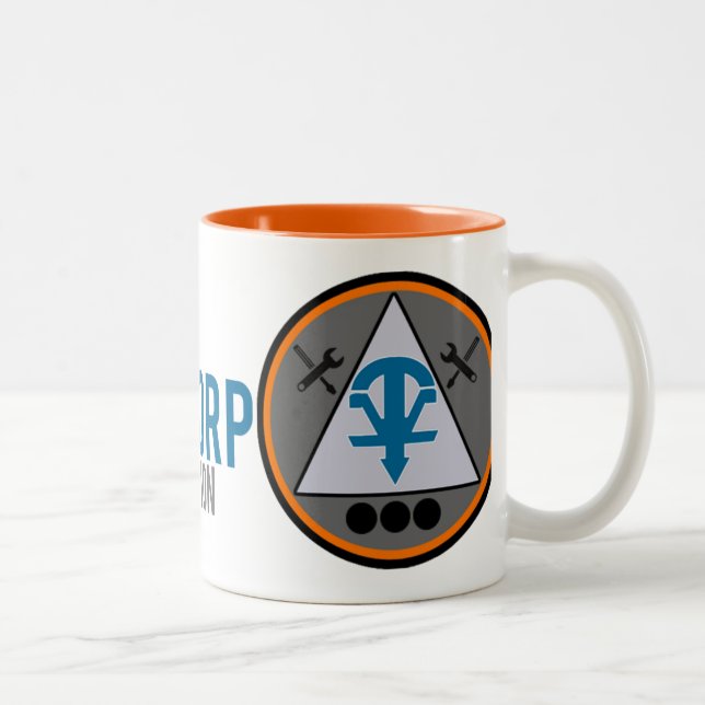 De Café Em Dois Tons Caneca da divisão do salvamento (Direita)