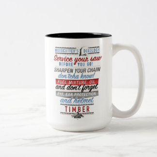 De Café Em Dois Tons Caneca da doxologia do lenhador