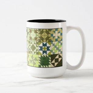 De Café Em Dois Tons Caneca da edredão do demonstrador