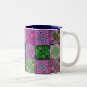 De Café Em Dois Tons Caneca da edredão do japonês