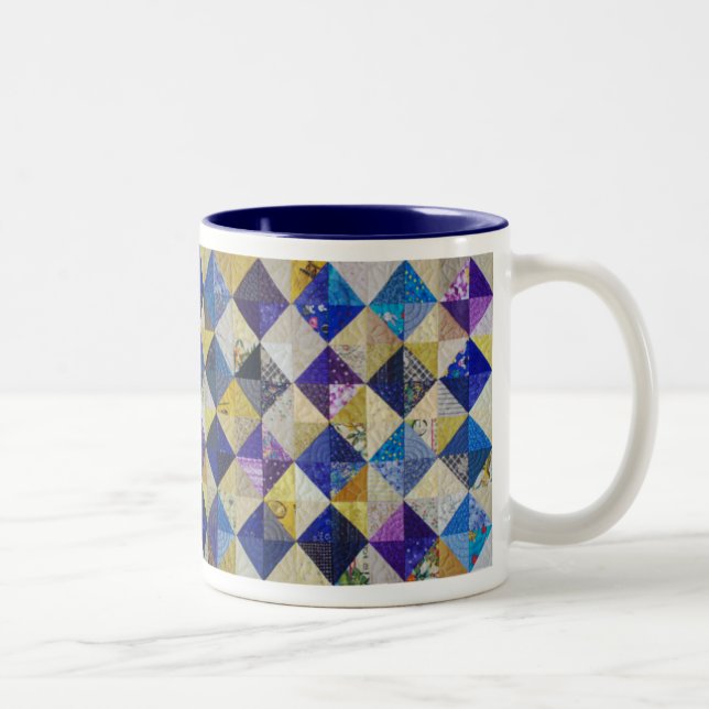 De Café Em Dois Tons Caneca da edredão dos dias ensolarados (Direita)