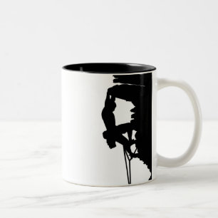 De Café Em Dois Tons Caneca da escalada