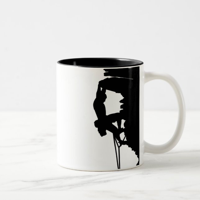 De Café Em Dois Tons Caneca da escalada (Direita)