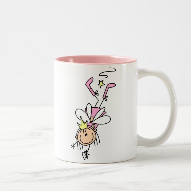 De Café Em Dois Tons Caneca da Fada dos Dentes no Trabalho (Direita)
