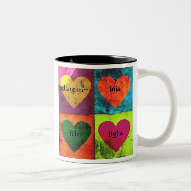 De Café Em Dois Tons Caneca da filha dos namorados (Direita)