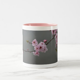 De Café Em Dois Tons Caneca da flor
