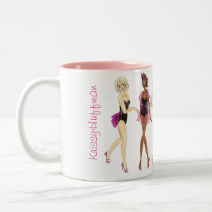 De Café Em Dois Tons Caneca da forma