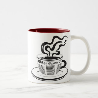 De Café Em Dois Tons Caneca da gazeta