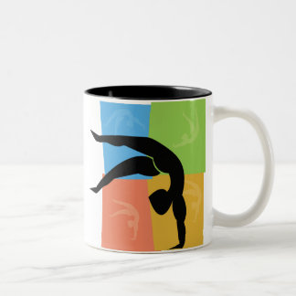 De Café Em Dois Tons Caneca da ginástica