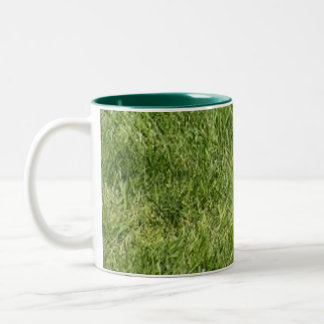 De Café Em Dois Tons Caneca da grama