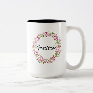 De Café Em Dois Tons Caneca da gratitude