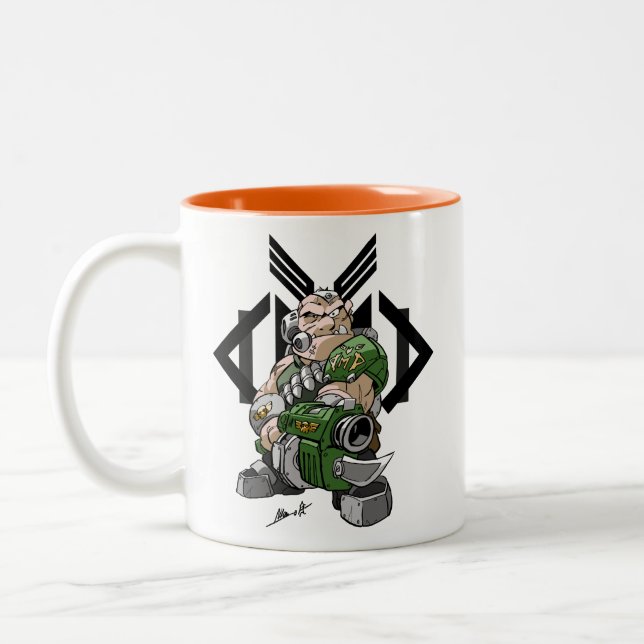 De Café Em Dois Tons Caneca da guarda do META (Esquerda)