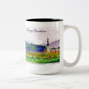 De Café Em Dois Tons Caneca da igreja