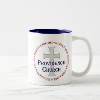 De Café Em Dois Tons Caneca da igreja do providência