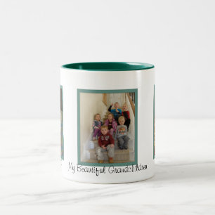 De Café Em Dois Tons Caneca da imagem da família