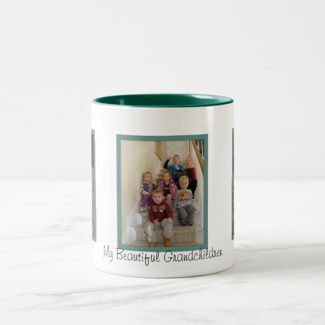 De Café Em Dois Tons Caneca da imagem da família (Centro)