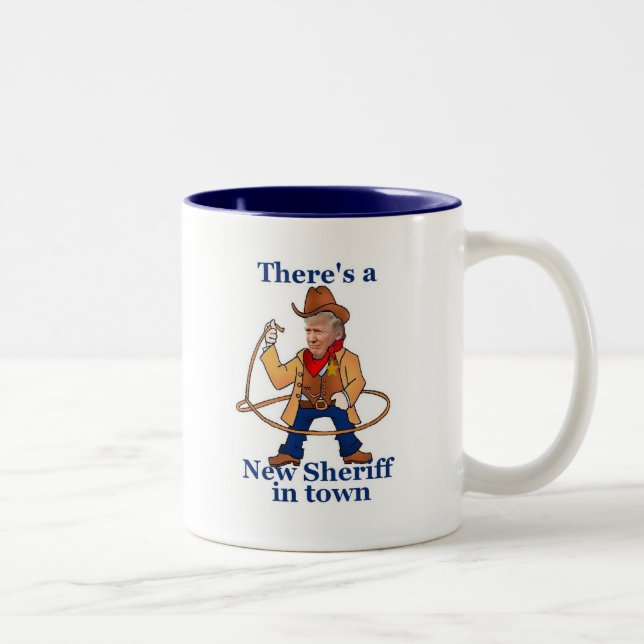 De Café Em Dois Tons Caneca da INAUGURAÇÃO do TRUNFO (Direita)