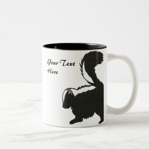 De Café Em Dois Tons Caneca da jaritataca do bebê