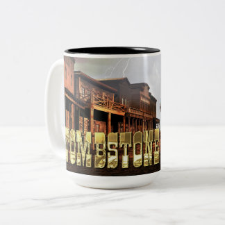 De Café Em Dois Tons Caneca da lápide