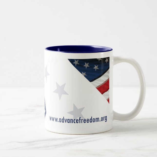 De Café Em Dois Tons CANECA da liberdade (Direita)