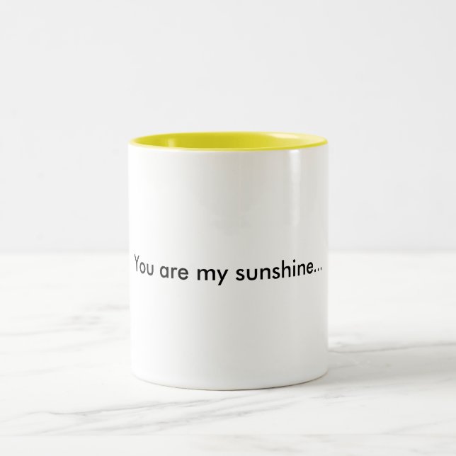 De Café Em Dois Tons Caneca da luz do sol (Centro)