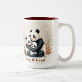 De Café Em Dois Tons Caneca da Mãe no Natal Amoroso