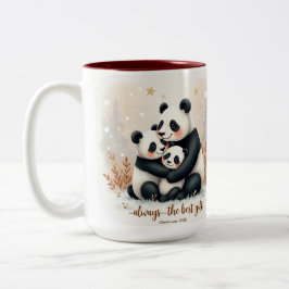 De Café Em Dois Tons Caneca da Mãe no Natal Amoroso