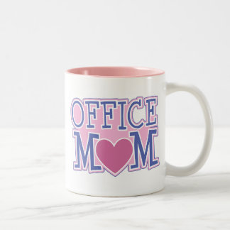 De Café Em Dois Tons Caneca da mamã do escritório