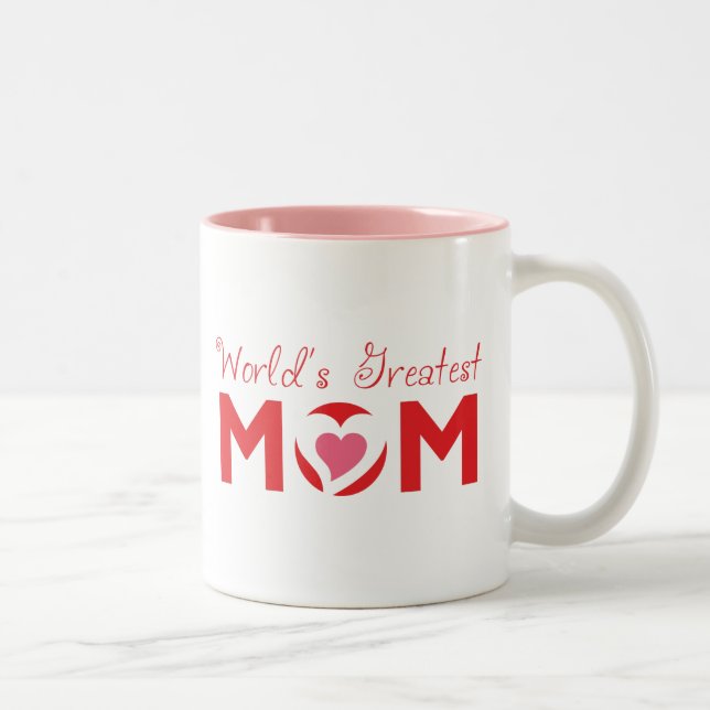 De Café Em Dois Tons Caneca da mamã do mundo a grande (Direita)