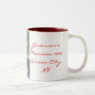 De Café Em Dois Tons CANECA da mansão do governador - Carson City,