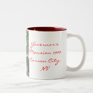 De Café Em Dois Tons CANECA da mansão do governador - Carson City,