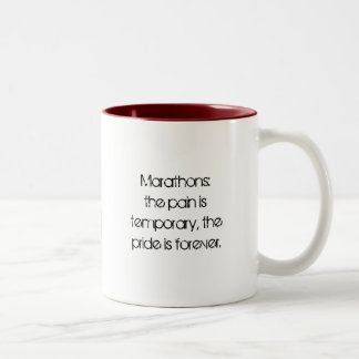 De Café Em Dois Tons Caneca da maratona