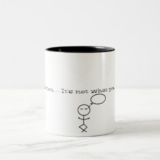 De Café Em Dois Tons Caneca da meditação