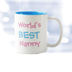 De Café Em Dois Tons Caneca da Melhor Babá do Mundo