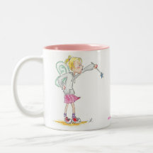 Caneca da menina do país das fadas
