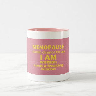 De Café Em Dois Tons Caneca da menopausa
