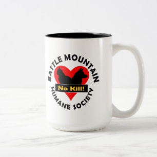 De Café Em Dois Tons Caneca da montanha da batalha