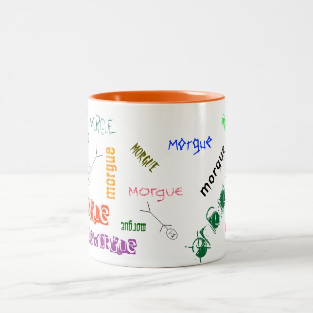 De Café Em Dois Tons Caneca da morgue (Centro)