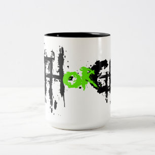 De Café Em Dois Tons Caneca da morte ou da glória!