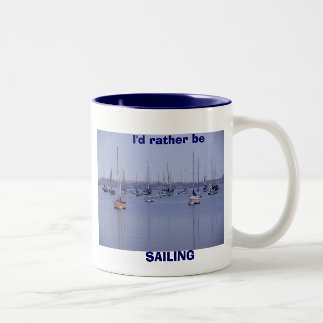 De Café Em Dois Tons Caneca da navigação (Direita)