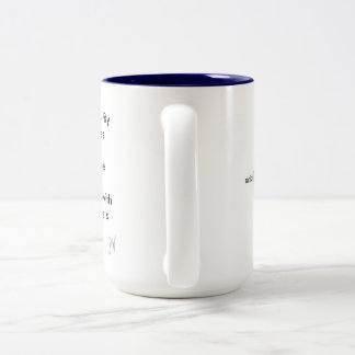 De Café Em Dois Tons Caneca da oração da estabilidade
