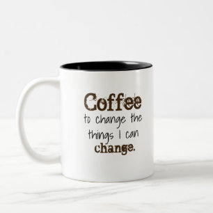 De Café Em Dois Tons Caneca da oração da serenidade da mãe