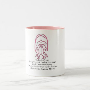 De Café Em Dois Tons Caneca da oração do Senility