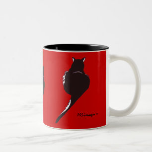 De Café Em Dois Tons Caneca da pantera