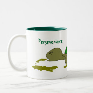 De Café Em Dois Tons Caneca da perseverança