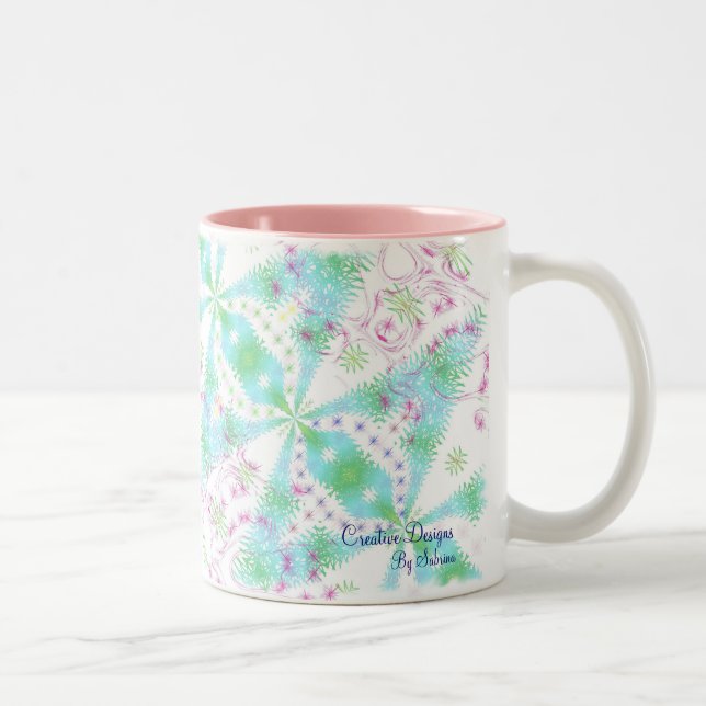 De Café Em Dois Tons Caneca da primavera (Direita)