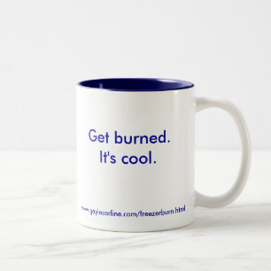 De Café Em Dois Tons Caneca da queimadura do congelador