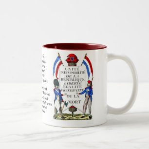 De Café Em Dois Tons Caneca da Revolução Francesa